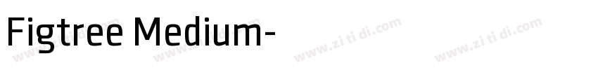 Figtree Medium字体转换